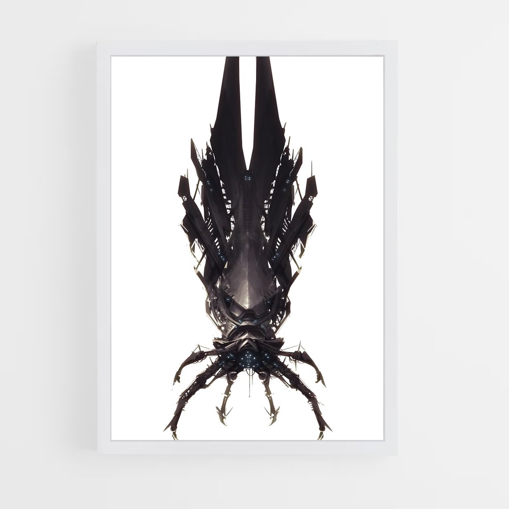 Poster L'Enigme de l'Extraterrestre – affiche Mass effect (vue 3)